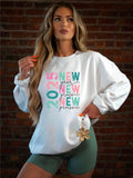 2025 New Year Graphic Crew Sweatshirt