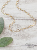 Magic Glass Gold and Crystal Necklace