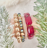 Christmas Babe Four Strand Bracelet