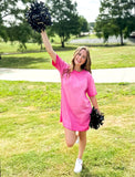 Pink T-Shirt Dress