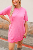 Pink T-Shirt Dress