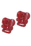 2 PC Clear Color Jaw Clips