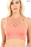 Triple Criss-Cross Padded Bralette