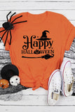 Orange Happy Halloween T Shirt