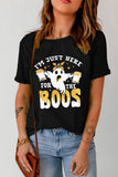 Black Halloween Boos Ghost T-Shirts