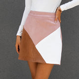 High Neck Long Sleeve Slim Fit Skirt