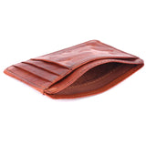 Cognac Genuine Leather Card Holder