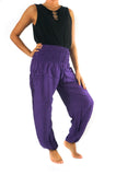 Women's Purple Boho Pants