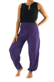 Women's Purple Boho Pants